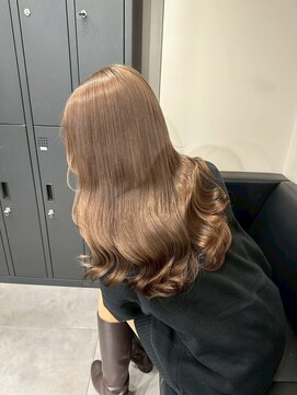 ベレーザ 渋谷(BELEZA) 13373髪質改善ブリーチ＆ダブルカラー韓国レイヤーミルクティー