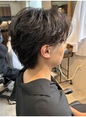 フェザーパーマ/メンズパーマ/センターパート/千葉駅/保立大翔
