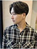 メンズ/ニュアンス/フェザー/眉毛/刈り上げ/毛流れ/大矢
