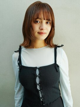 カンナ(Canna) くびれヘア/アプリコットオレンジ/髪質改善/TOKIO/20代/30代