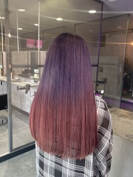 メゾンセブンルックス 宇都宮簗瀬店(Maison 7LOOKS) ピンク×パープルのデザインカラー♪《手塚》