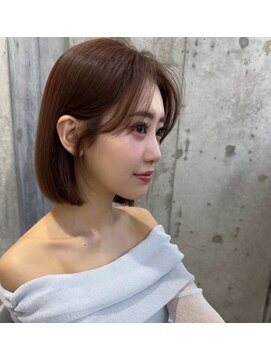 シー バイ ロンド 新宿(Sea by Lond) 顔まわりカット/顔まわりレイヤー/タッセルボブ