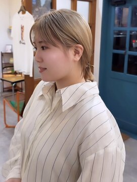 ディッセンバー 伊勢崎(December) 切りっぱなしボブ/ミニボブ/丸くないボブ/ヘーゼルベージュ