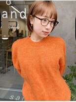 サンド 大阪梅田(sand)&nbsp;ココアベージュ/クラゲヘアー/オリーブグレー