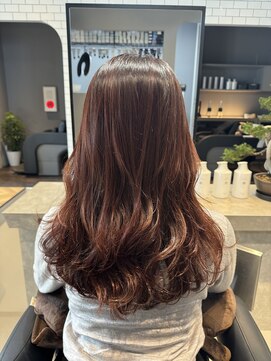 テンペランス(Temperance.) レイヤーカット×ワインレッド