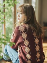 フレイムス ヘアアンドリラックス 吉川店(Frames hair&relax) セミロング20代30代ストレートレイヤー前髪なし前髪あり越谷