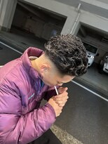 グッドラックバーバーハナレ 吉祥寺&nbsp;極道パーマ[バーバー/吉祥寺/スキンフェード／メンズ］