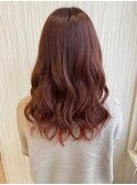 髪質改善大人可愛いブラウンレッドオレンジベージュ艶カラー