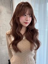 リリー(Lilley)&nbsp;【稲永麻衣】レイヤーカット+顔周りカット+ロングヘア+韓国ヘア