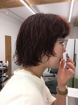 ナヌークカフラ(nanuk kafla)&nbsp;ニュアンスパーマ/ボブパーマ/ゆるパーマ/お顔周り/似合わせ