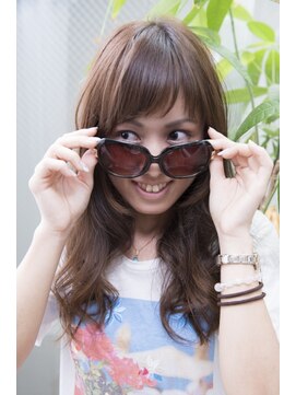 リム(re:mu) 眉上フェザーバング【十条　HAIR LOUNGE emu】