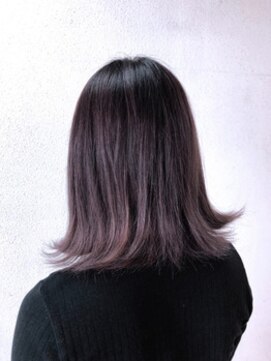 アルファ インタラクティブ エム フラワー(ALUFA interactive.M Flower) 20代30代★透明感外国人風ラベンダーカラー外はねセミディ