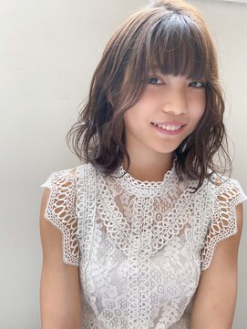 コル(CoL) ボブ風ミディアム×ベージュ【RIE】