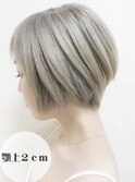 【ハイトーン×ショートボブ】