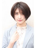 シトロン ブラン(CITRON blanc)&nbsp;くすみブルーで大人かわいいひし形ショート