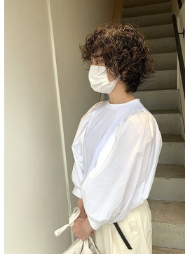 ハニーマスタード(HONEY MUSTARD) 【お客様スタイル】ハードパーマ