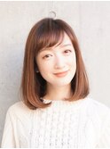 モテ髪×さらつや×重めミディアム