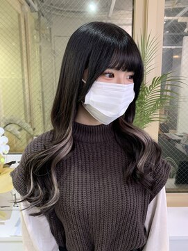 グロウ 渋谷(grow) インナーカラー風プルエクステ