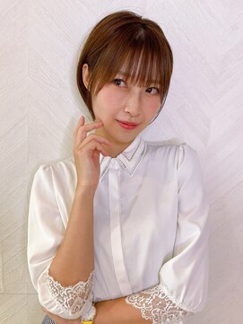 ロンド ストラーダ 心斎橋(Lond strada) ショート×ハイライト白髪ぼかし×シルキーベージュ[心斎橋]