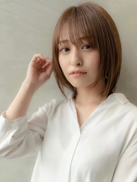 エースハバナ 渋谷(1 HAVANA) ヌーディーカラー/サラツヤロング/ふんわりミディアム/小顔ヘア