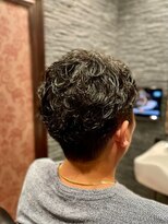 ヒロギンザ 青山店(HIRO GINZA)&nbsp;ツーブロック７３スパイラルパーマスタイル