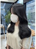 韓国風×ブルーブラックカラー