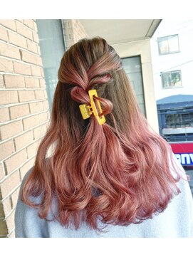 サロンドミルク 原宿(salon de MiLK) ピンクグラデーション