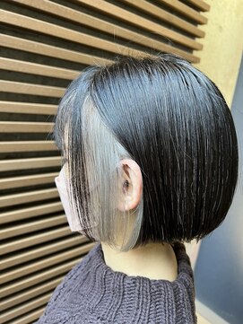 グロー(glow) ホワイト系インナーカラー♪♪