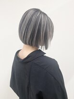 ファンド 千葉(fand) ミディアムヘアグレージュカラーハイライトカラー白髪ぼかし