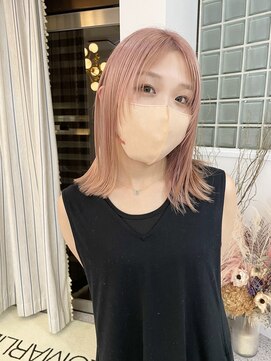 ロマーリ(LOMARLIE) ホワイトピンクベージュ_ウザバング