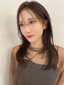 リコバイアフロート(riko by afloat) アッシュオリーブ/レイヤーカット/レイヤーロング