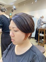 ギフト ヘアー サロン(gift hair salon)&nbsp;ショート×オレンジ