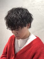 ガオプロデュースバイレボ(gao produced by revo) 【曽我尾真生】波巻きパーマ/メンズパーマ/ウルフ