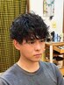 平日限定　初回　メンズカット＆スパイラルパーマ￥10500(税込)