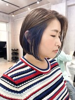 サクラ 岐阜(SAKURA)&nbsp;ボブ×インナーカラー インナーブルー