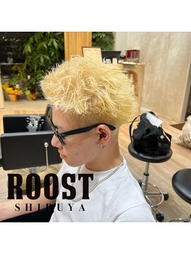ルースト 渋谷店(ROOST) ハイトーンスパイキーショート