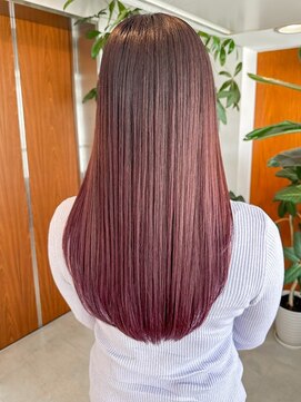 アテナ(ATENA) 髪質改善で創る ピンクベージュ