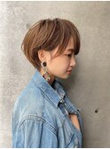 黒髪/グレーベージュ/レイヤーロング/前髪パーマ[自由が丘駅]