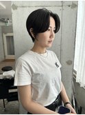 【VENTI 伊藤】地毛風ダークグレー×ハンサムショート