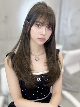 エヌアイ オモテサンドウ(ni omotesando) 憧れ韓国くびれヘア/顔まわりカットレイヤーカット艶髪黒髪