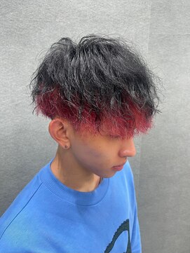 ハレル 戸塚(HAREru.) 【メンズカラー】インナーレッド