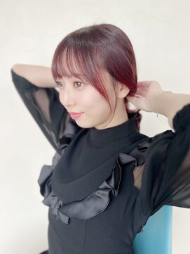 ラル(Lull) 【奥山敬大】チェリーレッド/顔まわりカット