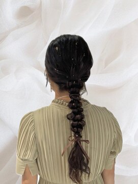 ドアホワイト(door white) 【doorwhite 新松戸 Kanna】 お呼ばれヘア/編みおろし