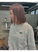 ミルクティーピンク/横須賀/横須賀中央/カット/ブリーチ/カラー