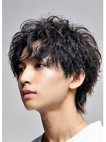 メンズサロン サンティエ 鹿児島中央駅店(Men's salon scintiller) 波巻きスパイラルツイストスパイラルパーママッシュメンズヘア