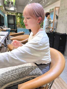 ロンドフルール 大宮東口(Lond fleur) ミニウルフレイヤーカット顔周りカット前髪カットショート/大宮