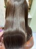 【今月限定】ダメージ最小ツヤツヤ！☆髪質改善ストレート＆カット☆22000→