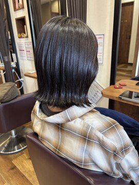 美容室ヒラトヤ 仙北店 ぱっつんボブ
