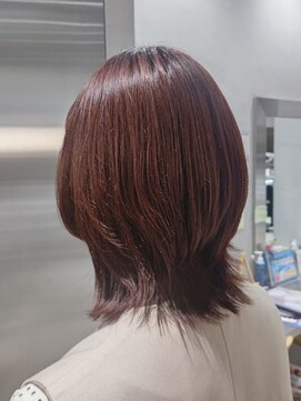 オーガニック リブ 川越(organic+live) 冬のうる艶レイヤーボブ◎髪質改善×アッシュ系