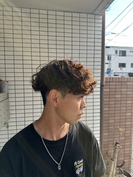 MEN’S HAIR/波巻ツイストスパイラル/フェザーパーマ/船橋